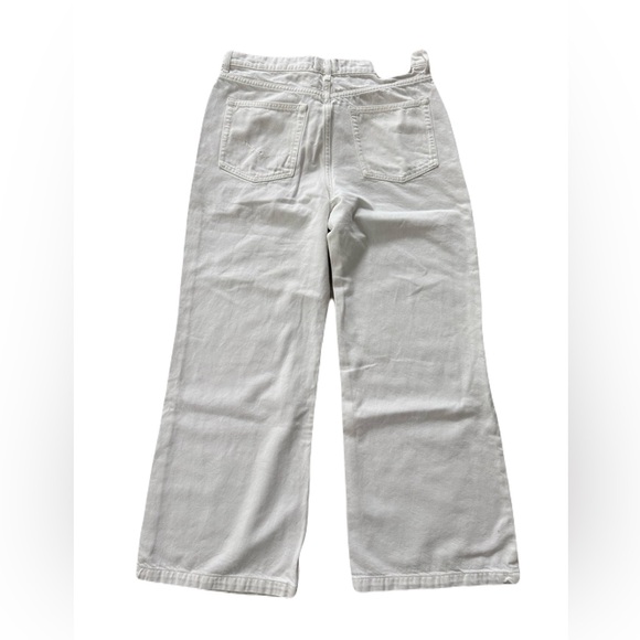 NWOT Women's Free People Stride White High Waist Baggy Denim Jeans Size 30 - Picture 4 of 9